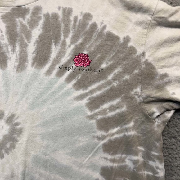 Simply Southern Volleyball T-Shirt Womens  Size Extra Large Tee Shirt Tie Die - Picture 5 of 7